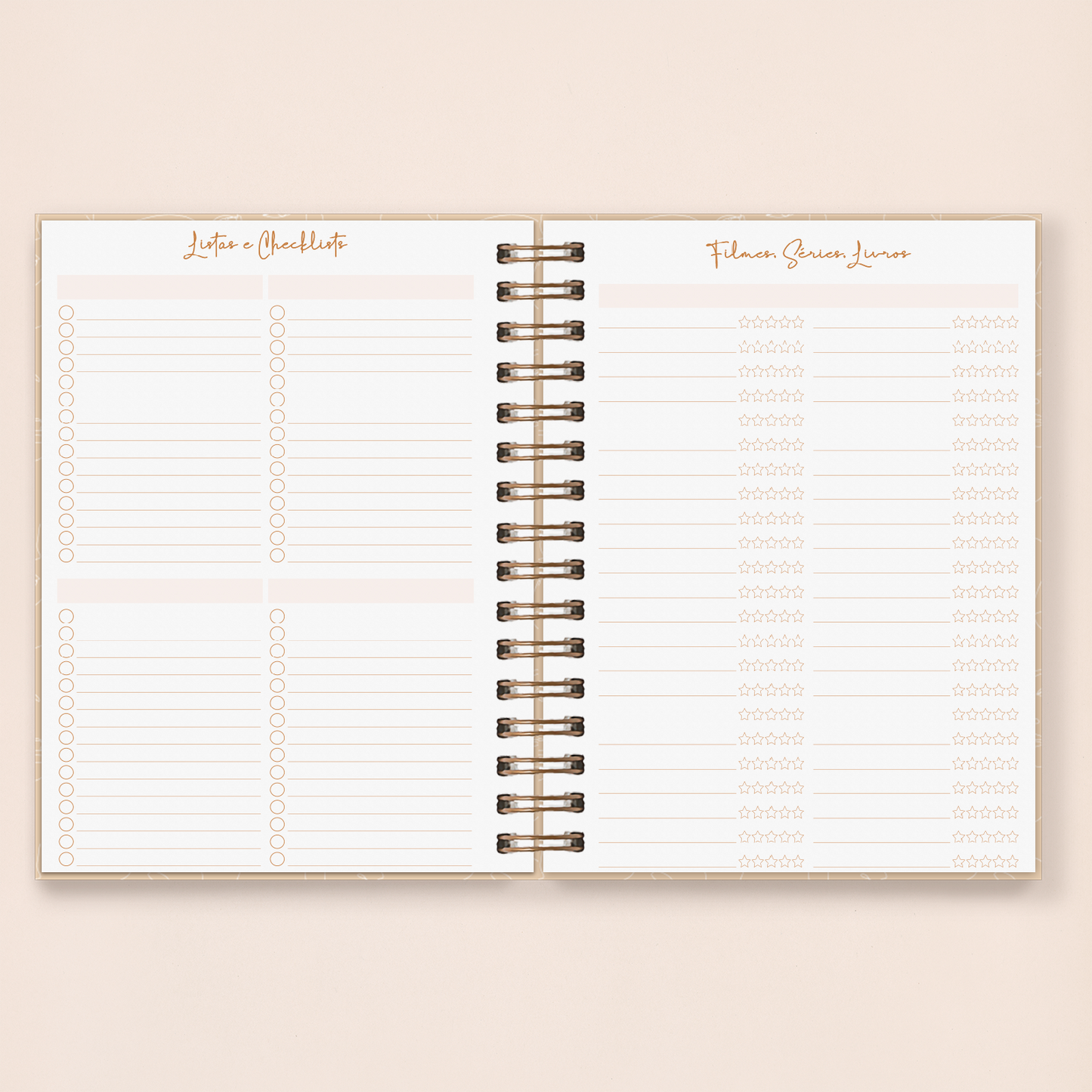 Agenda Semanal Não Datada | Ginkgo