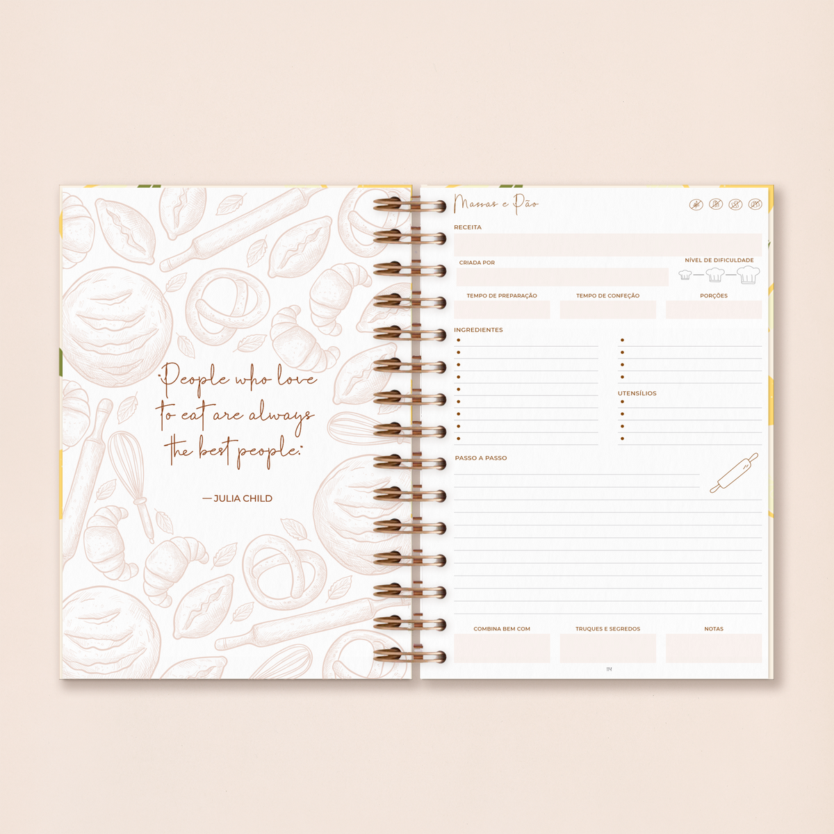 Caderno de Receitas | Lemons