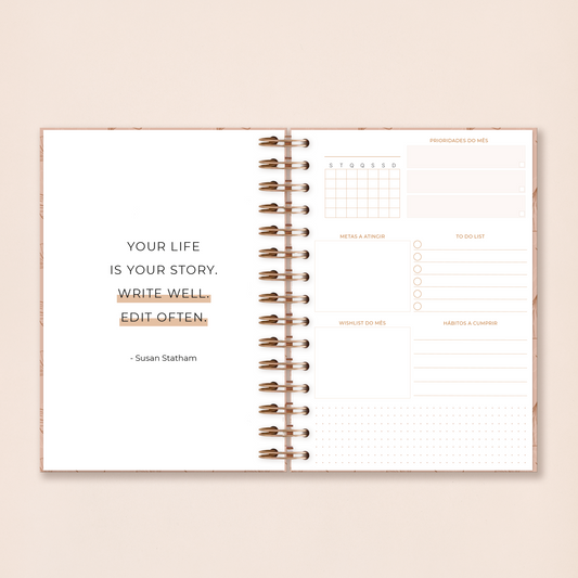 Agenda Semanal Não Datada | Marble