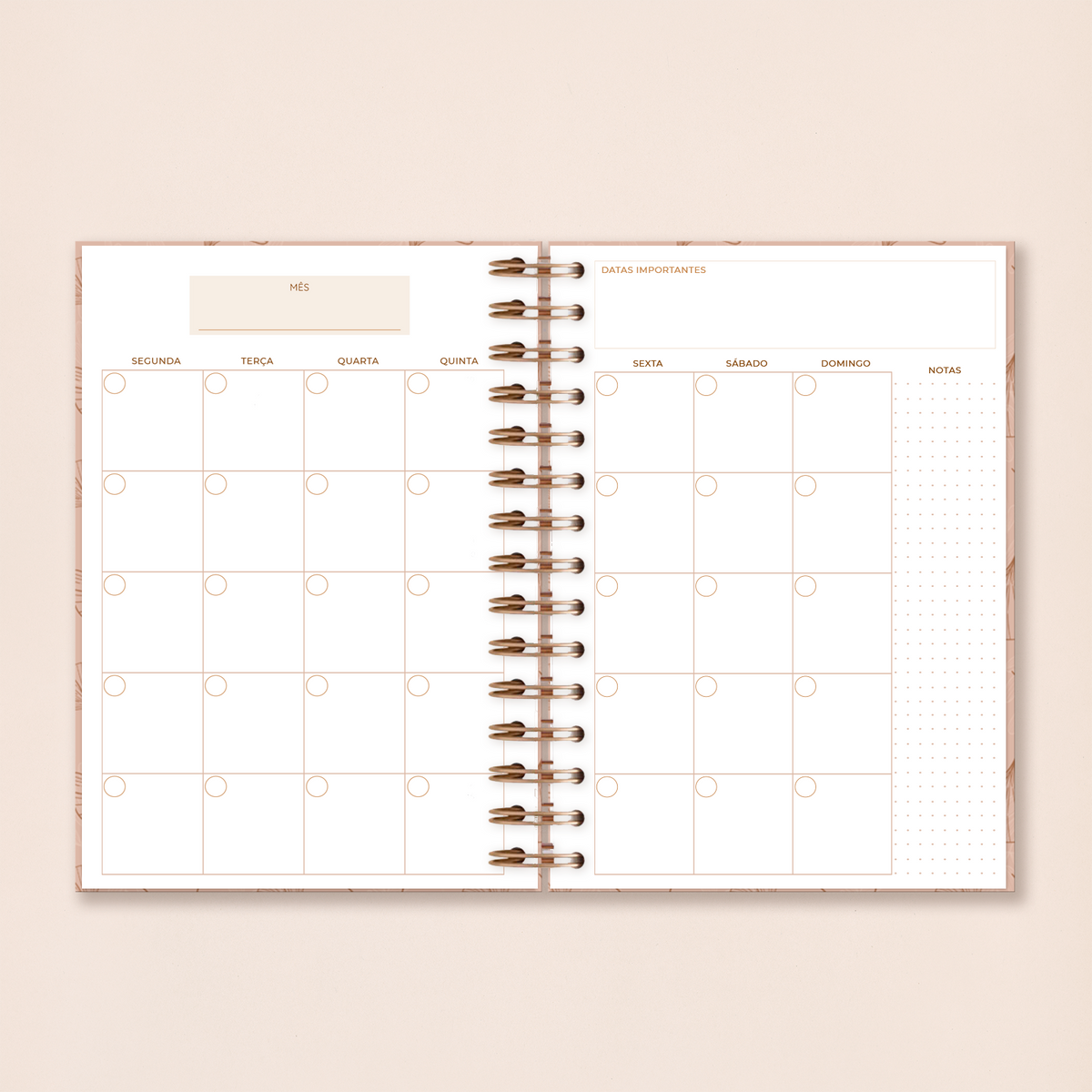 Agenda Semanal Não Datada | Vanilla