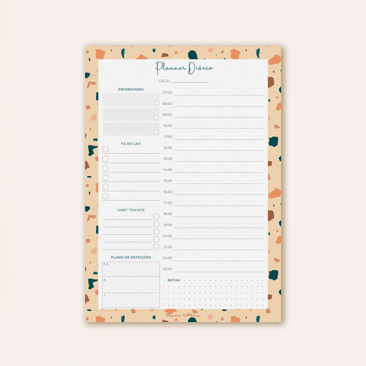 Planner Diário | Terrazzo