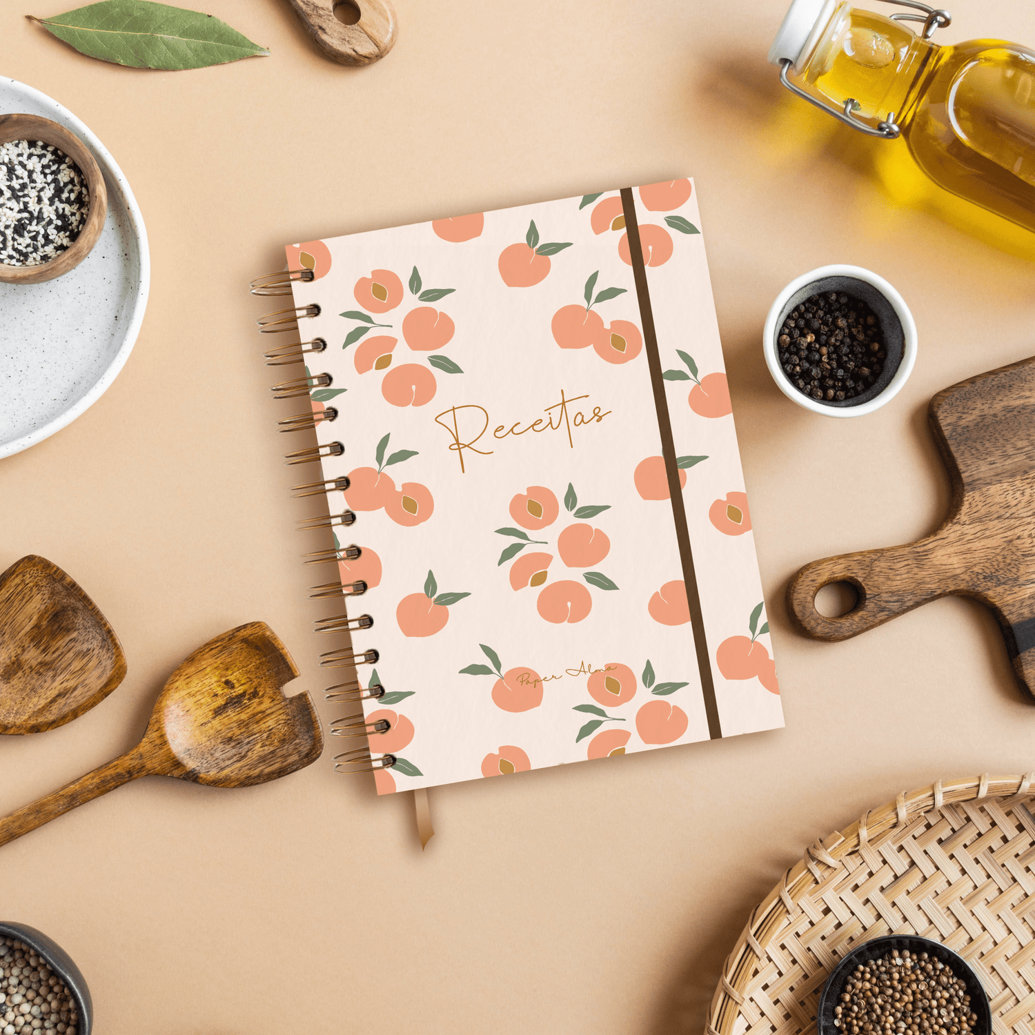 Caderno de Receitas - Paper Alma