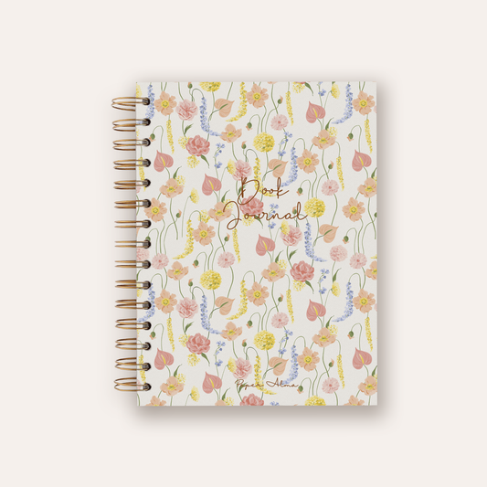 Book Journal | Caderno de Leituras | Flower Bloom