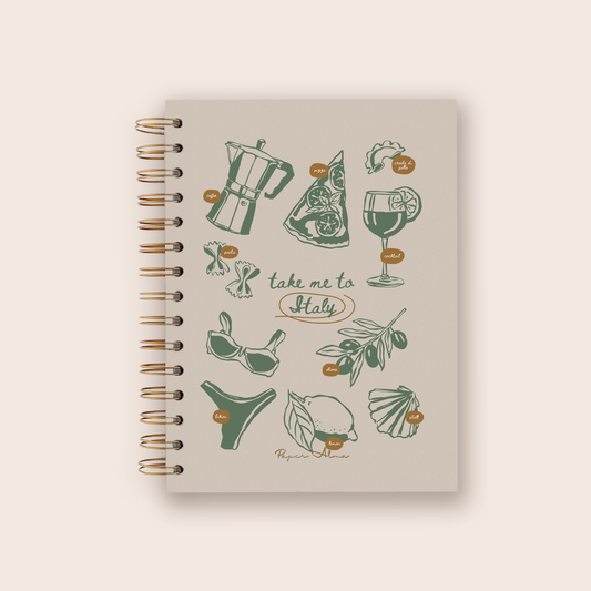 Caderno de Receitas | Take Me To Italy