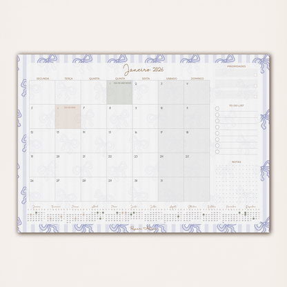Planner Mensal 2026 | Coquette