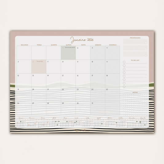 Planner Mensal 2026 | Lines