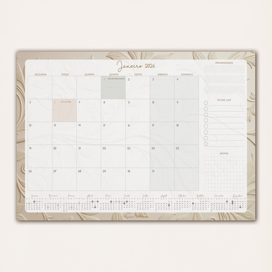Planner Mensal 2026 | Relief