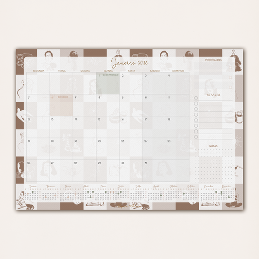 Planner Mensal 2026 | Selfcare