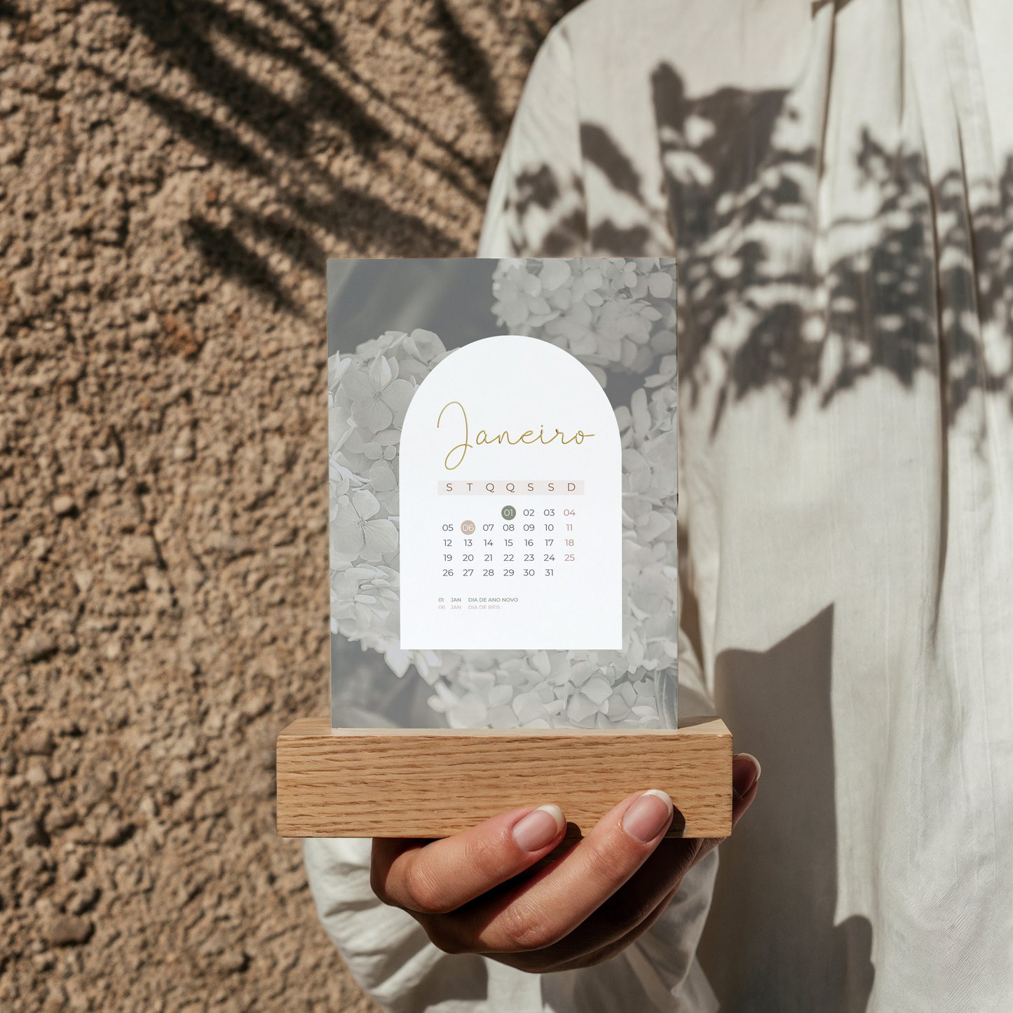 Calendário de Mesa 2026