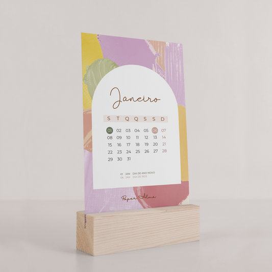 Calendário de Mesa 2024 | Dreamy