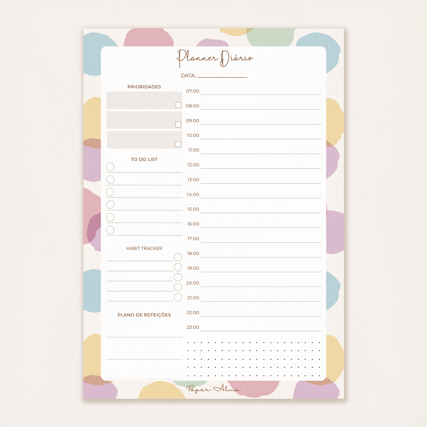 Planner Diário | Dots