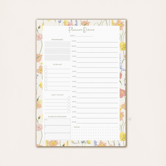 Planner Diário | Flower Bloom