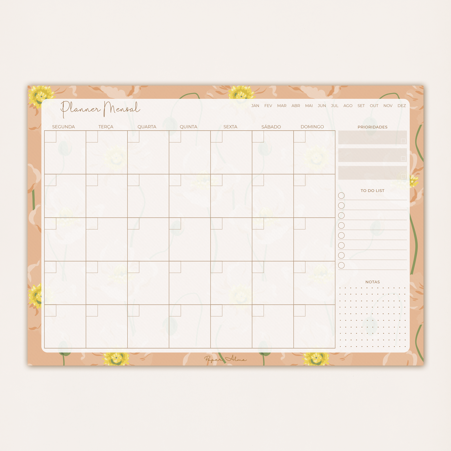 Planner Mensal | Bloom