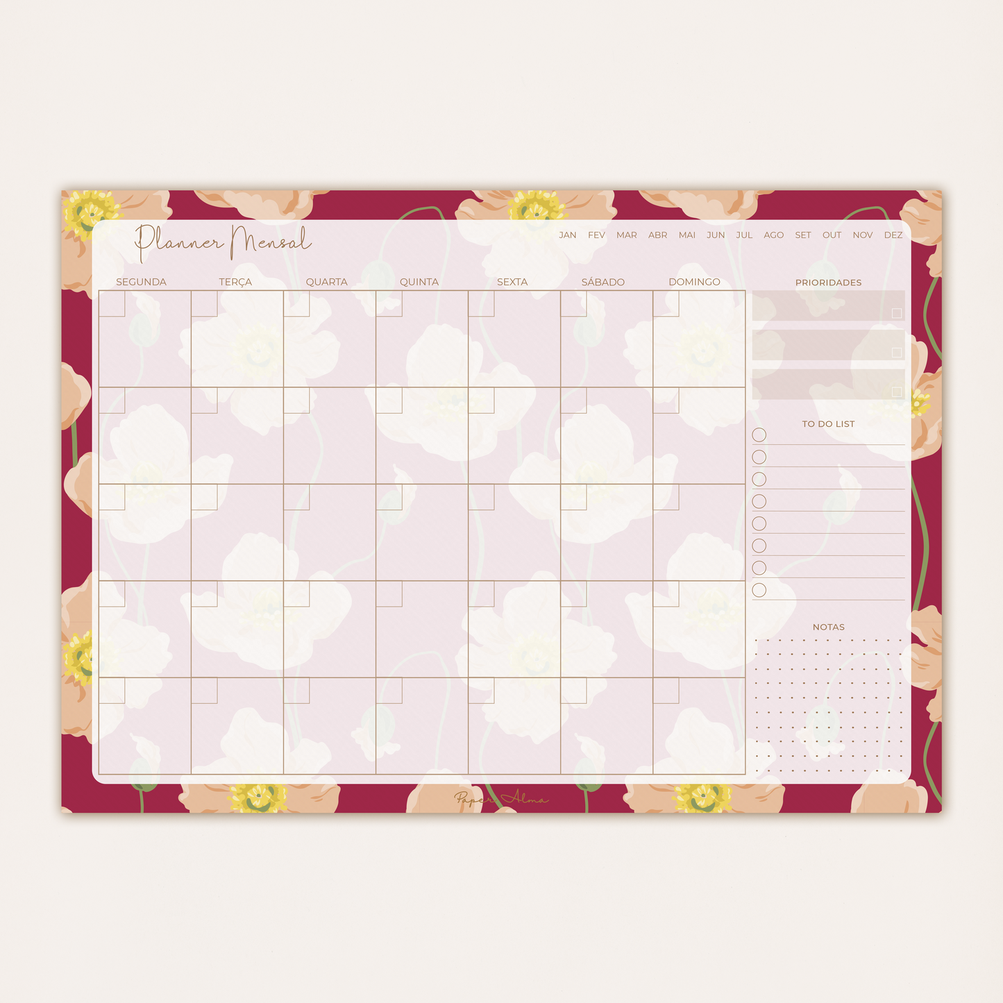 Planner Mensal | Bloom