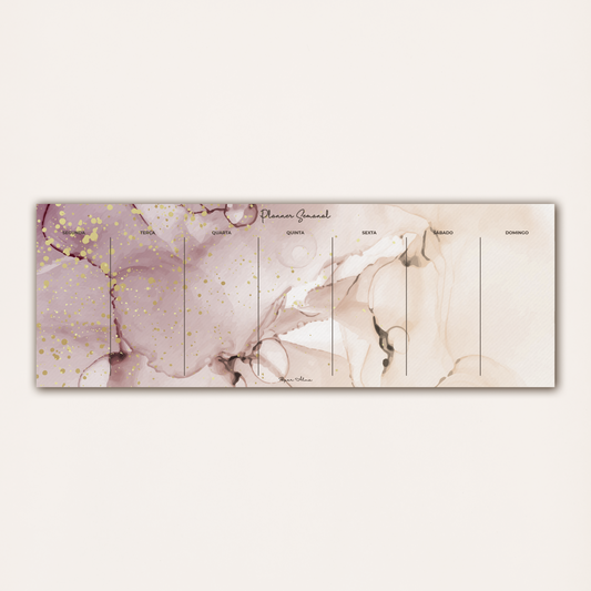 Mini Planner Semanal | Luxury