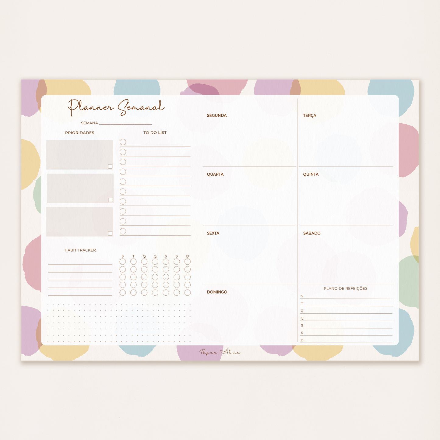 Planner Semanal | Dots