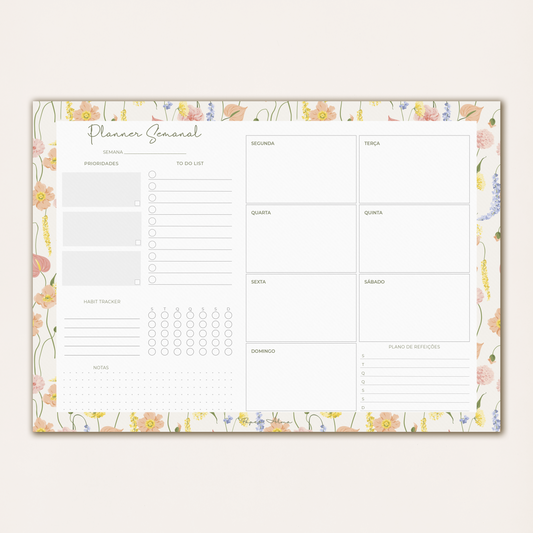 Planner Semanal | Flower Bloom