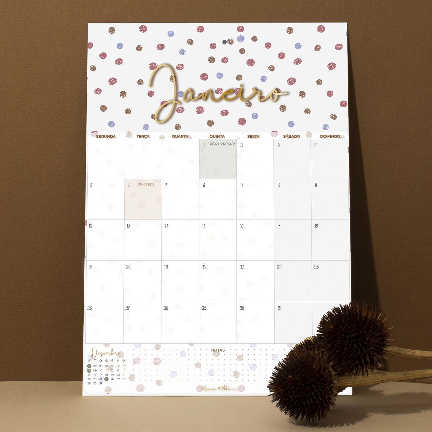 Calendário 2026 | Confetti