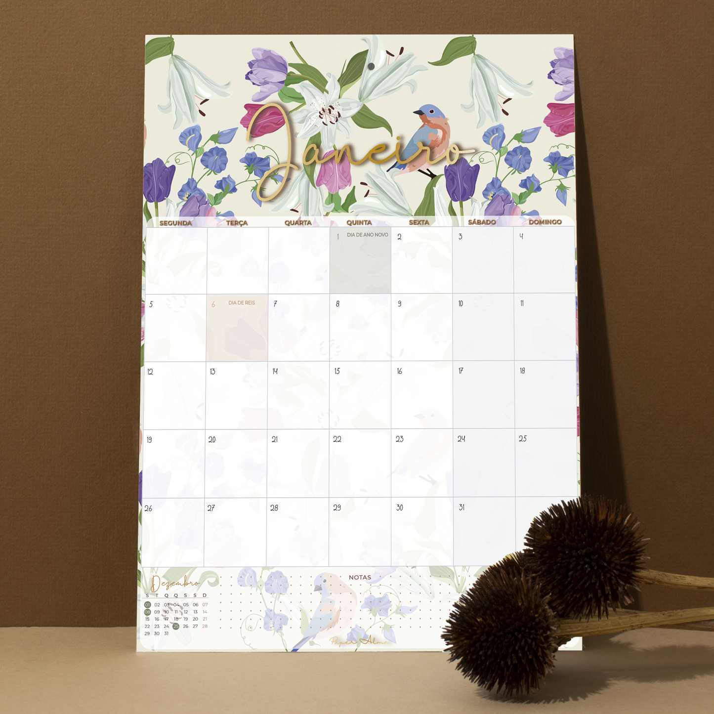 Calendário 2026 | Lillies