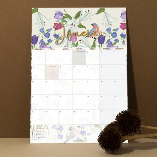 Calendário 2026 | Lillies