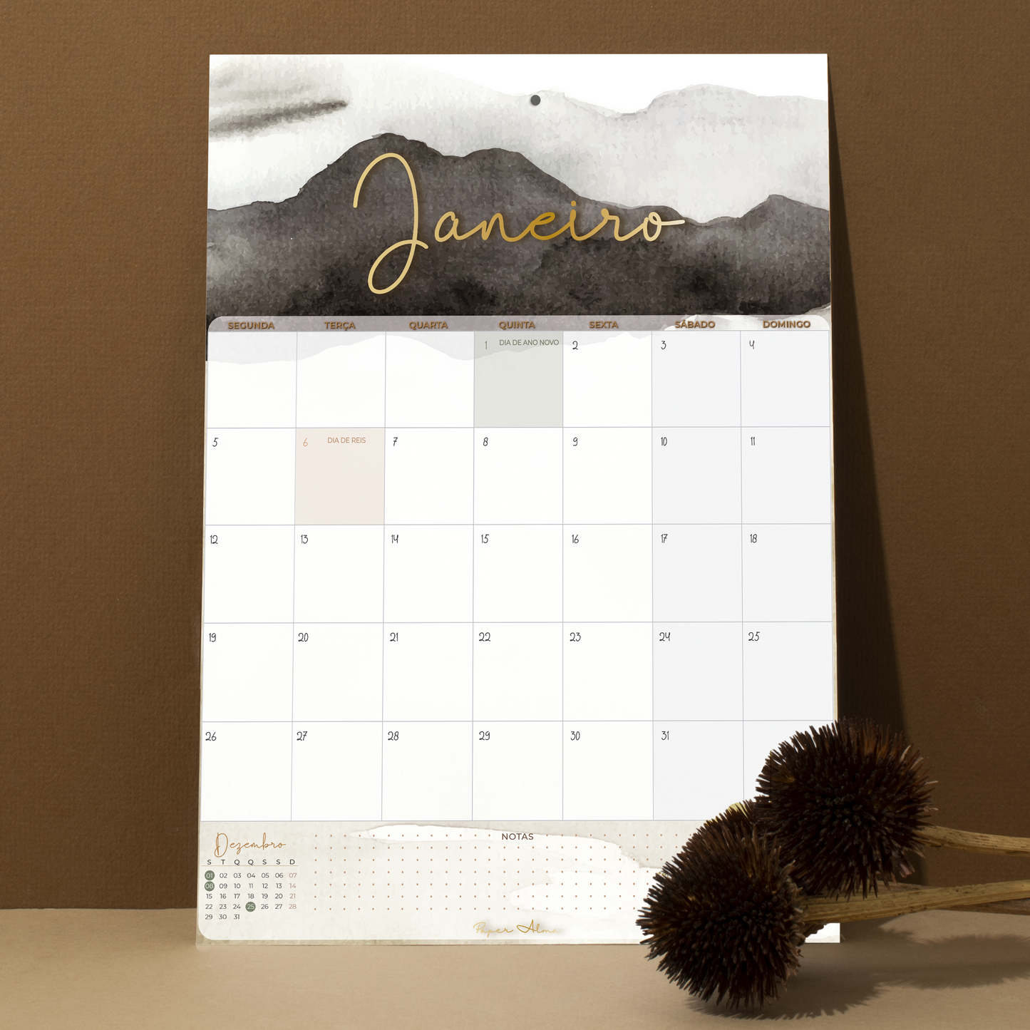 Calendário 2026 | Sandy