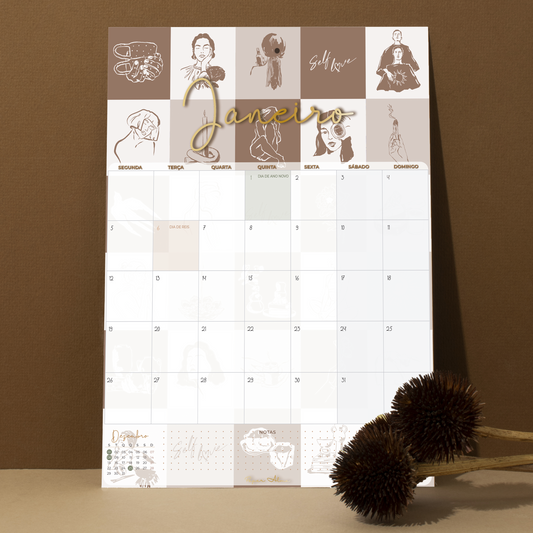 Calendário 2026 | Selfcare