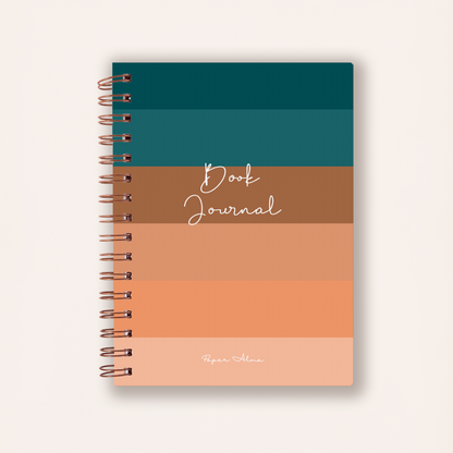 Book Journal | Caderno de Leituras | Stripes