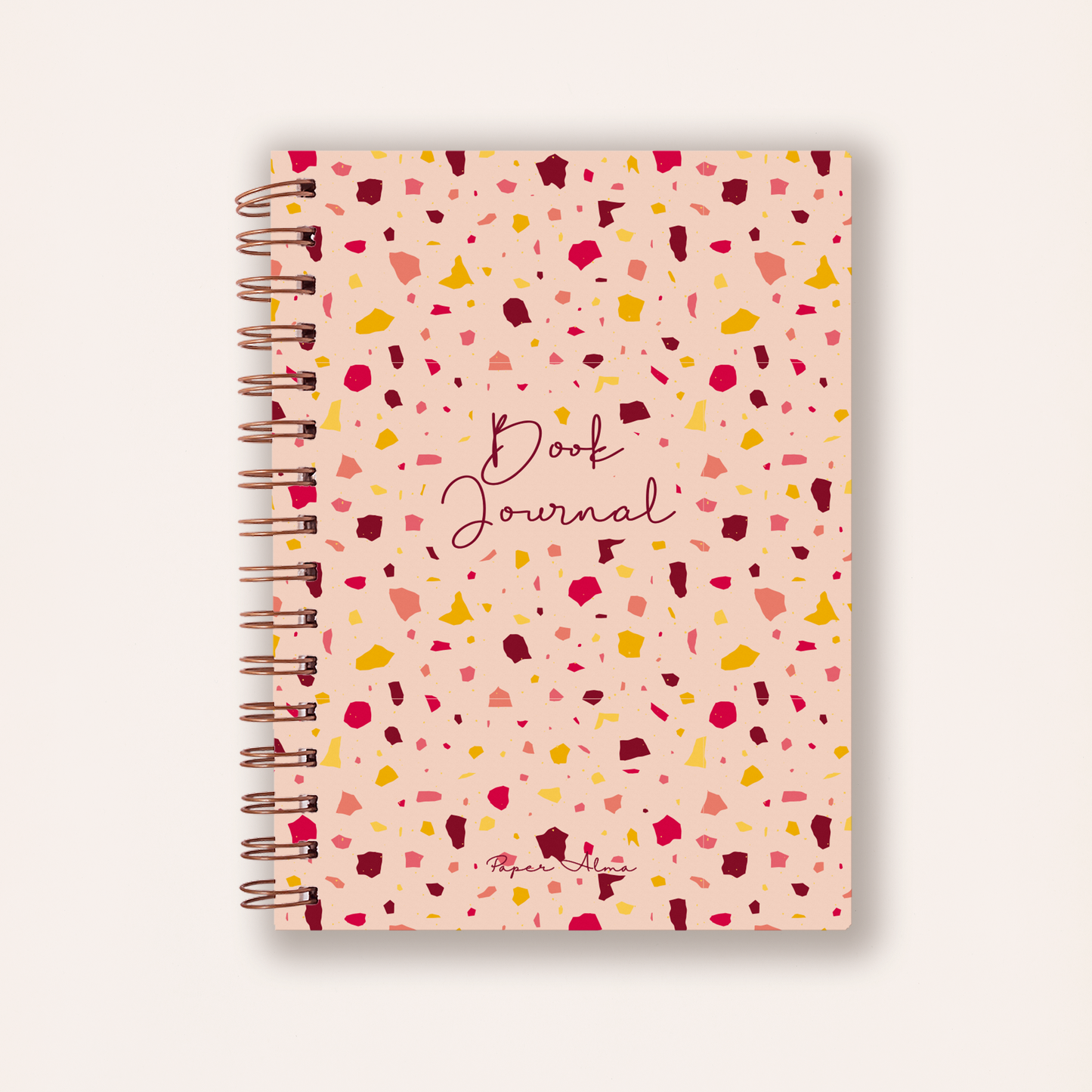 Book Journal | Caderno de Leituras | Terrazzo