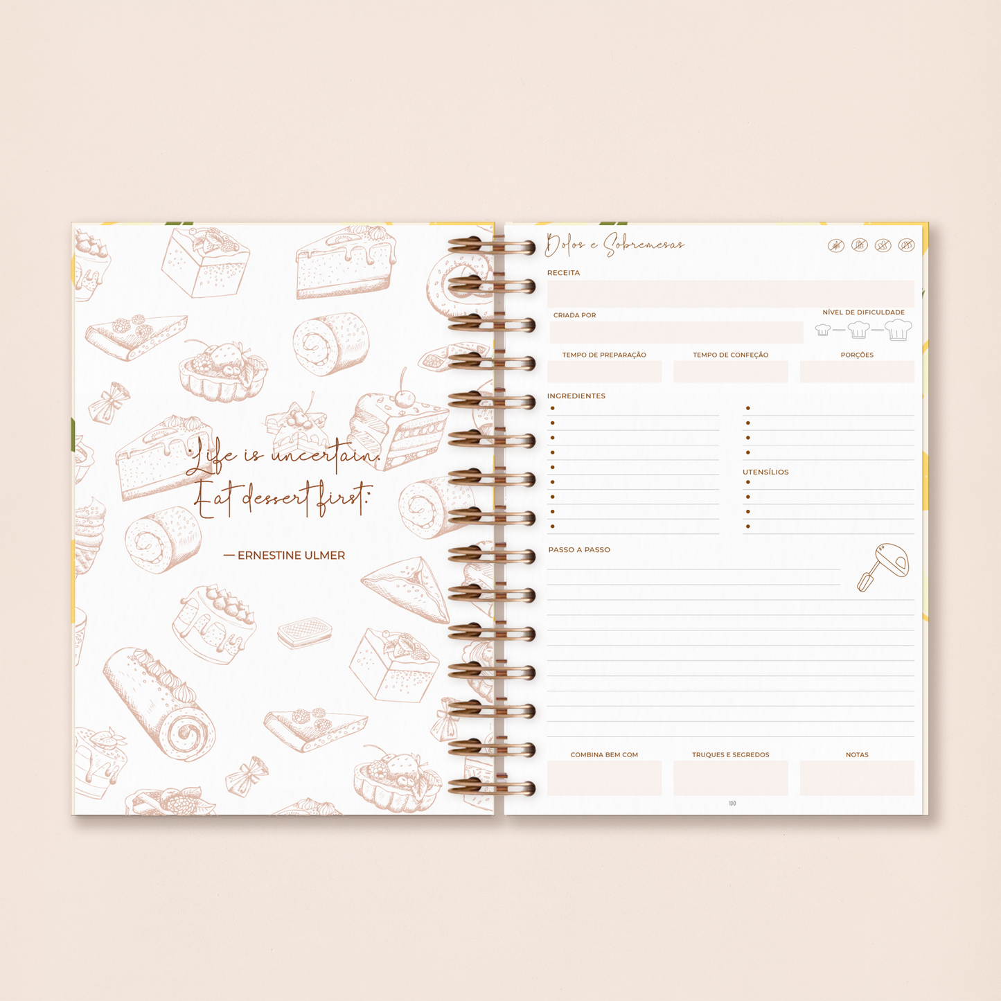 Caderno de Receitas | Land