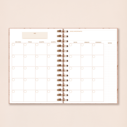 Agenda Semanal Não Datada | Ginkgo