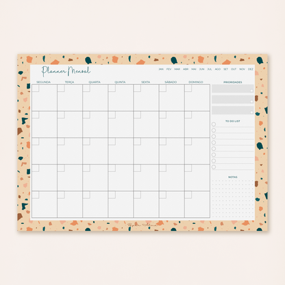 Planner Mensal | Terrazzo