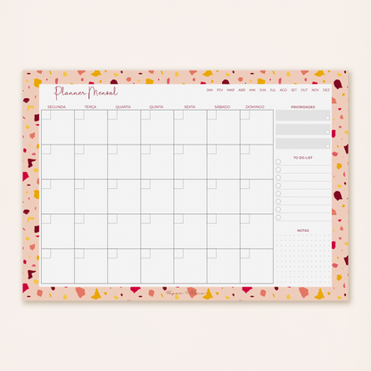 Planner Mensal | Terrazzo