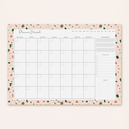 Planner Mensal | Terrazzo