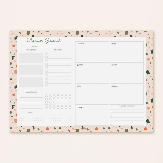 Planner Semanal | Terrazzo