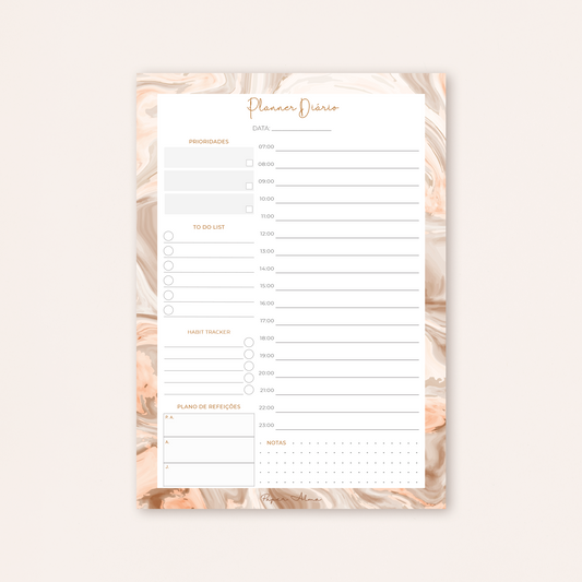 Planner Diário | Marble